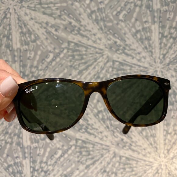 Ray-Ban Original Wayfarer Classics. Polarized.  Polished Tortoise. - Picture 4 of 12